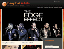 Tablet Screenshot of barryball.com